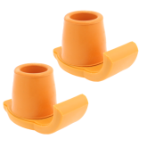 25mm (1'') Ski Glides For NHS Walking Frame - Orange